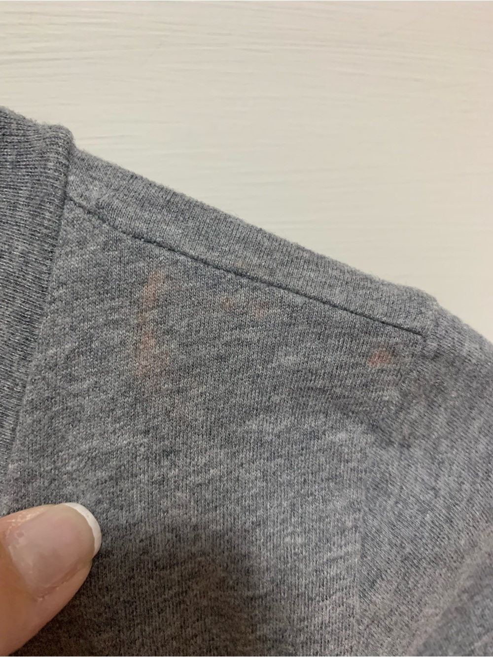 Abercrombie & Fitch Gray Crewneck Tee with Signature Label - Picture 2 of 4
